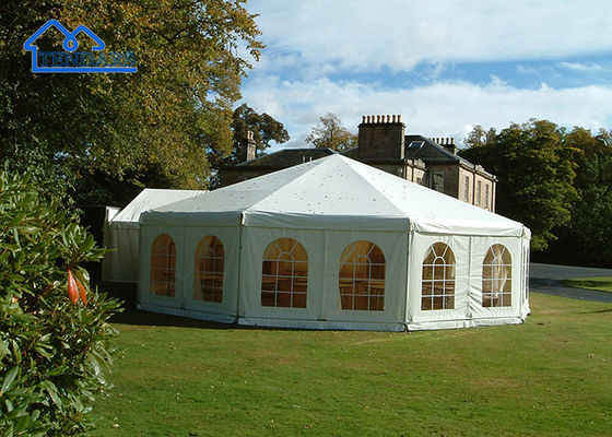 Achthoekige Bruiloft Marquee Tent Viering Festival Magazijn Evenement Luifel Structuur Ontwerp