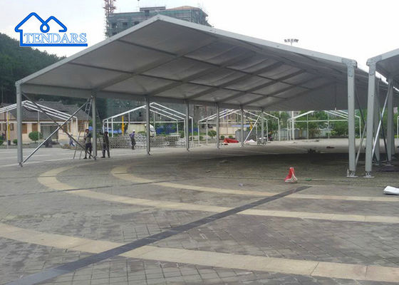 Custom Outdoor Canopy Tent Waterdicht PVC Structuur Met Aluminium Alloy Frame Voor Evenementen