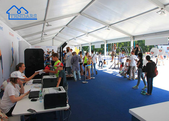 Aluminium frame PVC cover oneindige uitbreiding Marquee tent voor tentoonstelling kerk festival catering evenement