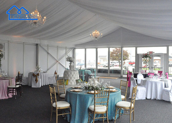 Buiten Ultraviolet-proof Aluminium Frame Glas Muur Party Wedding Tent Trade Show Tent Event Marquee Tent