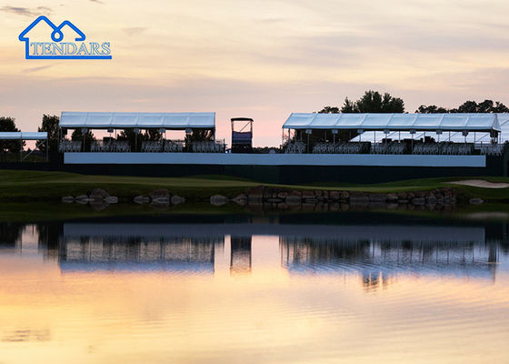 Aangepaste aluminiumlegering grote spanwijdte prefab magazijnmembraanstructuurtent voor evenementenmarkttenttent