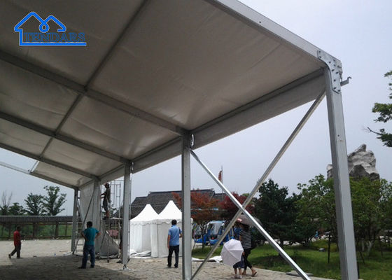 Luxe aluminium bruiloft evenement partytent plafonddak / PVC-deur voor evenemententent