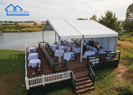 Gepersonaliseerd Leisure Goft Wit PVC Stof Marquee Tent Canopy Tent Voor Sport Court Cover