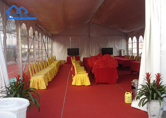 Outdoor aluminiumlegering Grote bruiloft tent Mariage tenten Bruiloft voor beurs, bruiloft, enz. Event Marquee Tent