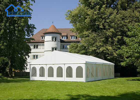 Luxe evenemententent Tent Winddicht PVC-stof Dakbedekking Vip-tenten Luifelstructuurontwerp