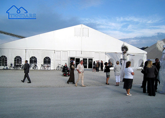 De Tent van het aluminiumkader Grote witte de Partijtent van pvc met Aluminiumkader De grootste Tent van de Luifeltent Gebeurtenismarkttent