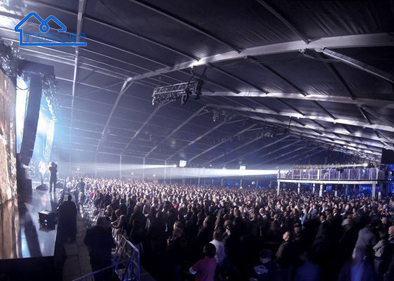 Permanente commerciële marquee aluminium structuren op maat gedrukte tenten voor rondleidingen show grote evenementen tenten te koop