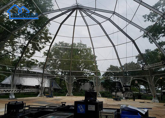 Waterdicht, UV-bestand, brandwerend Custom PVC Igloo Dome Sport Hall Tent