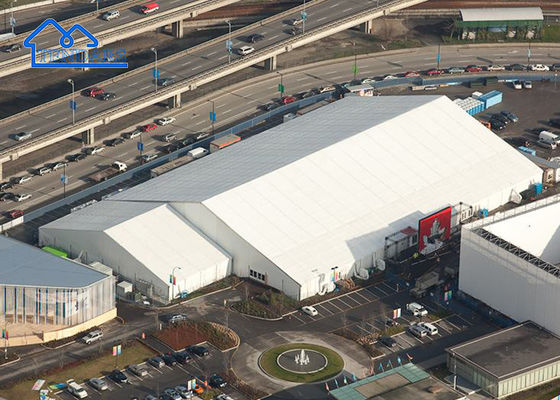 Buiten grote industriële magazijn tent tijdelijke aluminium structuur