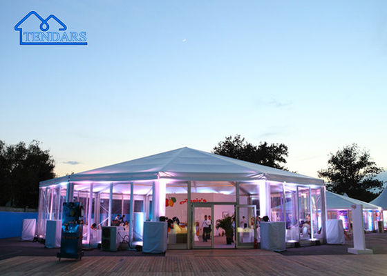 Buiten transparante marquee tent Tent For Party Nylon Transparent Plastic tent te koop