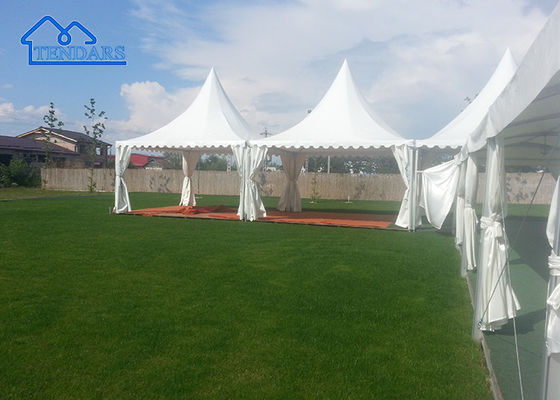 Persoonlijke witte PVC waterdichte bruiloft Aluminium pagode tent pagode tent