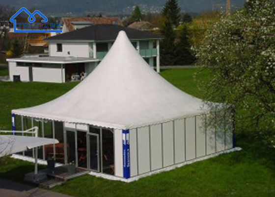 UV-bestand / waterdicht / vlamvertragend / beweegbare piramide pagode tent voor bruiloften / buitenevenementen