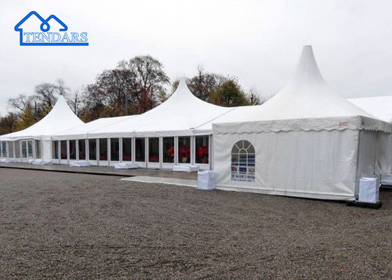 Custom 100% Rainproof Mobile High Peak Pavilion Pagoda Tent Huwelijk Tent te koop