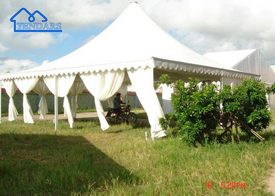 Kwaliteit op maat gemaakte PVC-stof aluminium frame waterdichte luifel pagode feesttent