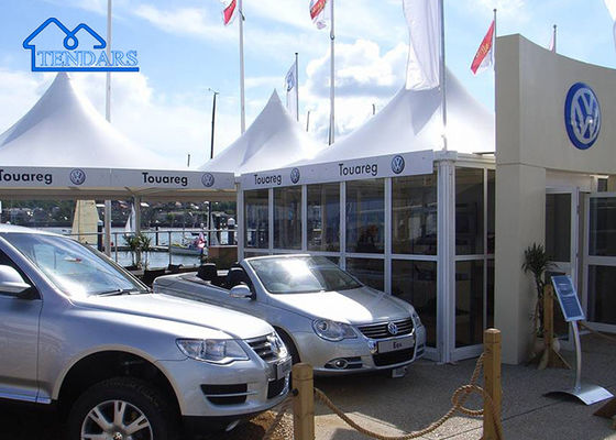 Op maat gemaakte aluminium pagode luifel buitenshuis groot marquee feest Pop Up evenement tent te koop