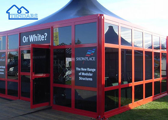 Grote beurs Custom Outdoor Event Party Marquee Pagode Tenten met glazen muur Te koop