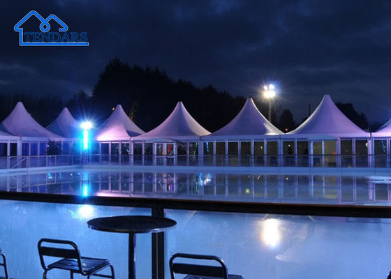 Custom Aluminium Outdoor Pagoda Tent Aluminium Frame Marquee Tent Voor bruiloft