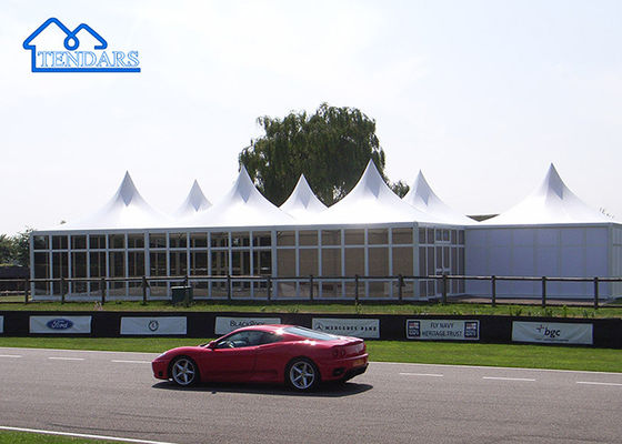 Persoonlijke afdruk Outdoor Aluminium Alloy Event Wedding Party Tent Pagoda Tent For Event