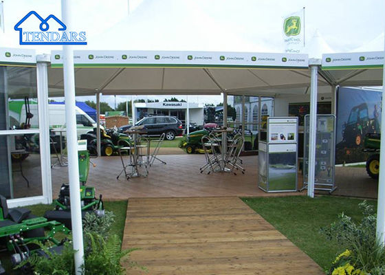 Hoogwaardige witte, transparante of andere kleur op maat PVC pagode marquee tent met glazen muur te koop