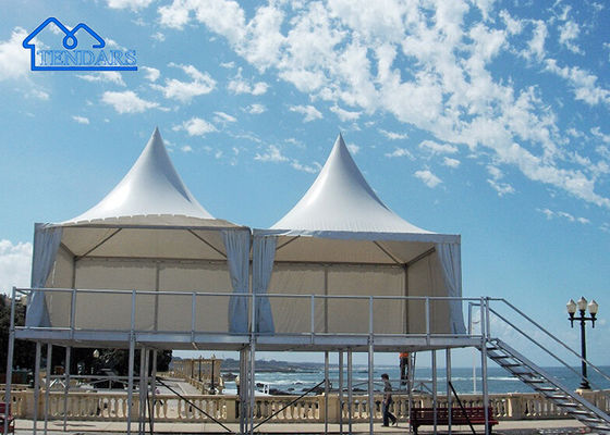 Acceptabele logo Stretch tent Outdoor trouwfeest Aluminium Pergola Gazebo Pagode tent