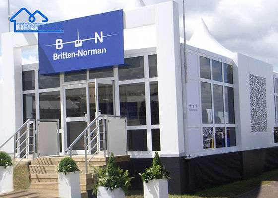 Buiten aangepaste tijdelijke aluminiumpagoda tent met glazen muur