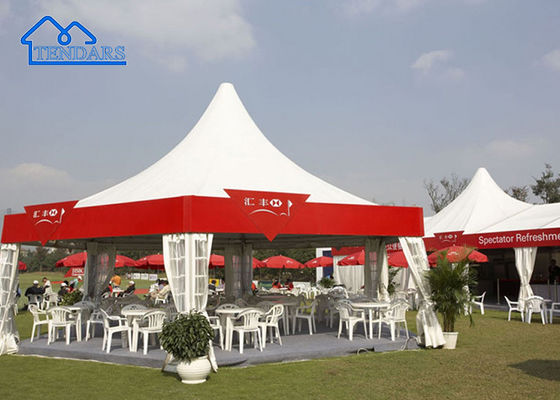 Custom Aluminium Pagode Tent Outdoor Draagbare Grote Steepletop Canopy Pagode Tent