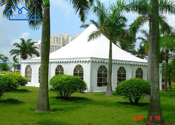 5x5 Aluminium legering Structuur Buiten Witte PVC Canopy Marquee UV-bestendige pagode tent