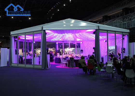 Op maat Waterdicht Grote Ceremoniezaal Polygon Frame High Peak Frame Tent Te koop voor evenement