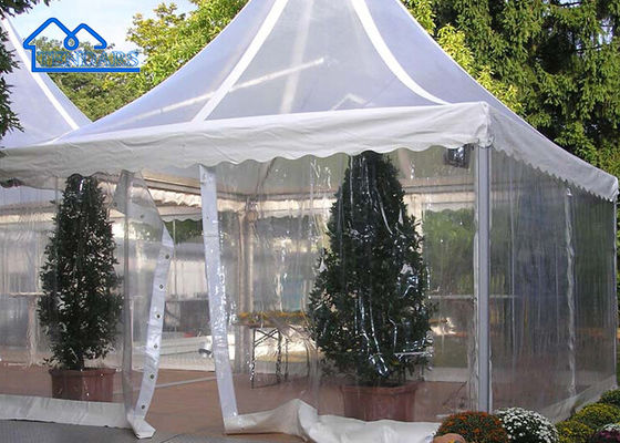 Outdoor Custom Zomer Gazebo Wit PVC Stof Aluminium Frame Pagode Tent Tuin Paviljoen Tent