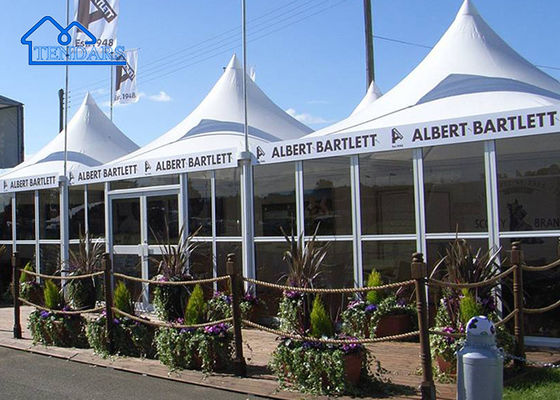 Gemakkelijk te bedienen, Custom Aluminium Glas Pagode Canopy Tent Frame Voor Restaurant En Feest