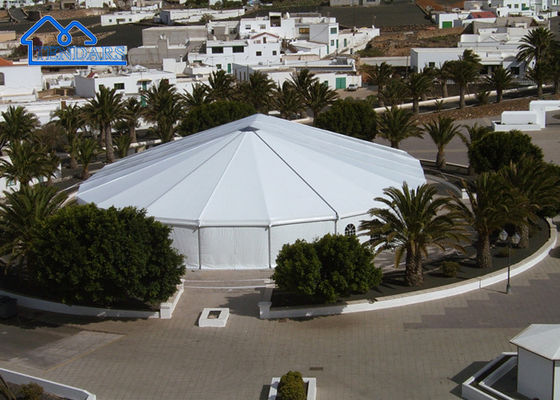 Gemakkelijk te installeren Prachtig Wit PVC Huwelijk Marquee Tent Event Trade Show Warehouse Canopy Structure