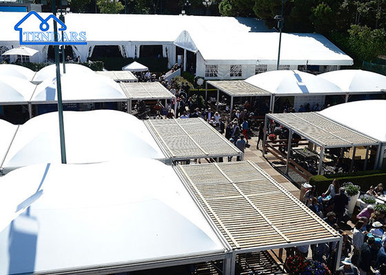 Grote witte, grijze, doorzichtige of aangepaste aluminiumbalk evenementent buitensportmarquee tent