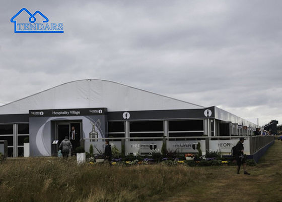 15x50m Grote waterdichte hotel Luxury Resort Arch dak Arcum tenten voor feest, evenement, tentoonstelling, bruiloft, enz.