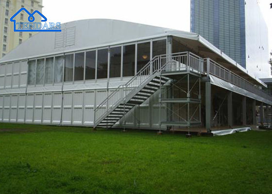 Koop een grote evenementent, buiten aluminium twee lagen evenementent met eerste verdieping en tweede verdieping