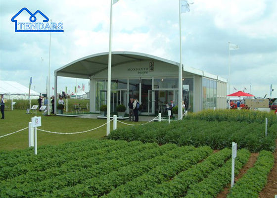 Aluminium legering Grote capaciteit 100km/h Max. Wind toegestaan Canvas Party Arcum Tent Dome Tent Voor 500 zitplaatsen
