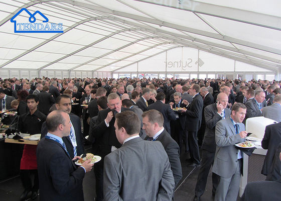 Buiten Big Arcum Tent Aluminium legering voor tentoonstelling feest Show Sport, Arcum tenten met glas ABS muur