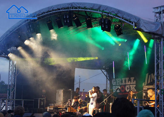 Populaire Custom Aluminium Truss Met Dak Booth Truss Event Stage Scene Voor Stage Events