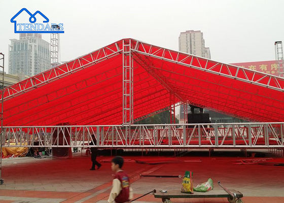 Modulair aluminium podium truss staal display zware verlichting truss voor concert podium totem display