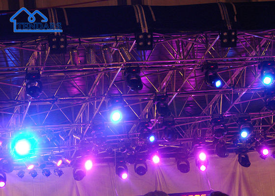 Op maat gemaakte outdoor stage truss aluminium legering 6061 materiaal voor concert evenementen display truss systeem