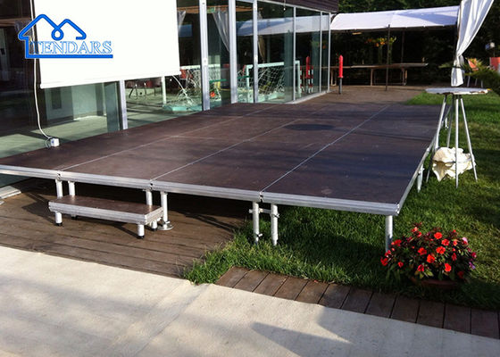 Aluminium feesttent accessoires, draagbaar evenement podium voor trouwconcert