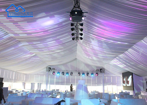 Custom Big Aluminium Alloy Party Wedding Tent met voering en gordijn te koop