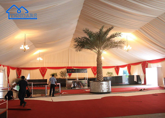 Party tent decoratie binnenste bekleding plafond gordijn voor bruiloft, feest, evenement, ceremoniezaal En zo verder