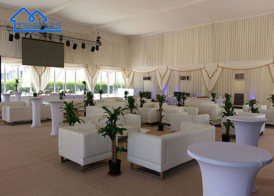 Volledige accessoires Decoraties Outdoor Helder Luxe Aluminium Huwelijk Tent Voor feest evenement, Huwelijk, Kerk, Exhibition