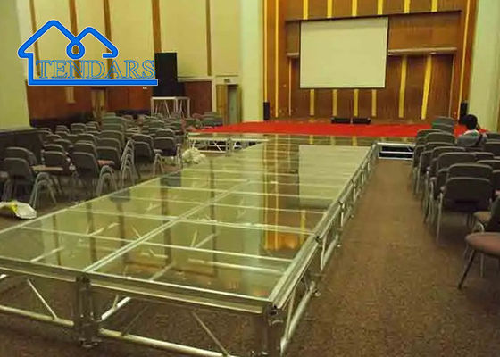 Custom Transparency Aluminium Stage Truss Platform Voor Outdoor / Indoor Evenementen