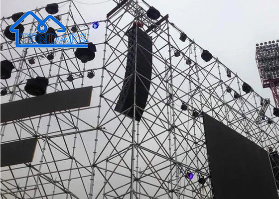 Vierkante structuren Spigot Modulair podium frame Aluminium truss systeem voor outdoor concert evenement