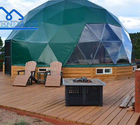 Aluminium frame tuin igloo hotel geodetische glazen koepel tenten glamping