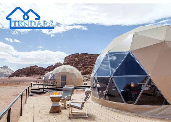 Commerciële transparante camping Igloo House Luxe Dome Hotel Tent For Event