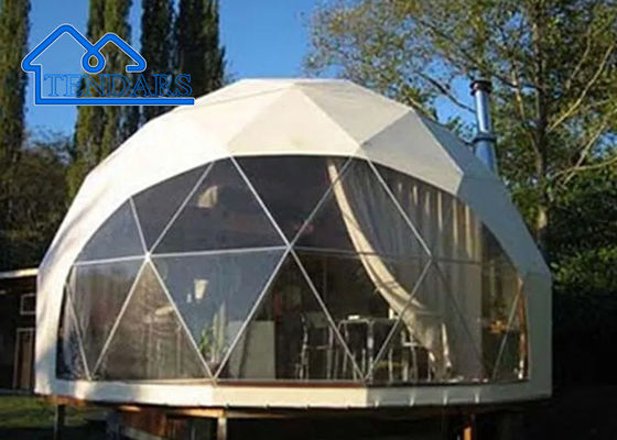 Unieke PVC/ABS/Glas buiten commerciële geodetische koepel evenementen tent