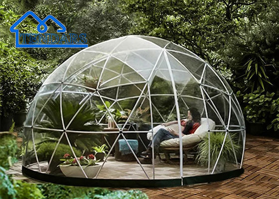 50m Diameter Outdoor Trade Show Tent Grote koepel tent Huis PVC Stof Geodetische koepel tent
