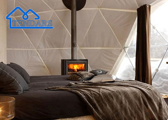 Gecustomiseerde kleur Buiten Geodetische koepel tent Glasdeur Kamperende tenten Kampers Hotel Glamping tenten